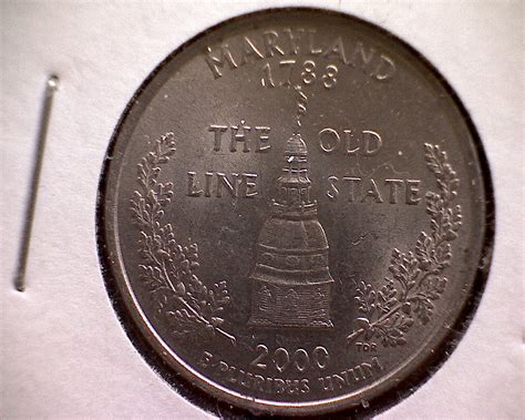 2000 P Maryland State Quarter For Sale Buy Now Online Item 347459