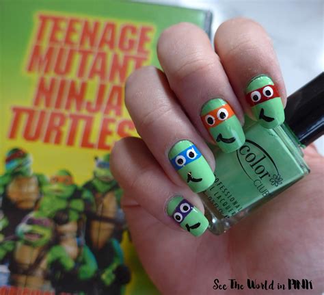 Manicure Monday Teenage Mutant Ninja Turtle Nail Art See The World