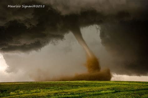 One Of Eight Tornadoes Photographed Near Simla Colorado 4 June 2015