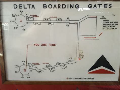 Atlanta Airport Map Of Gates World Map