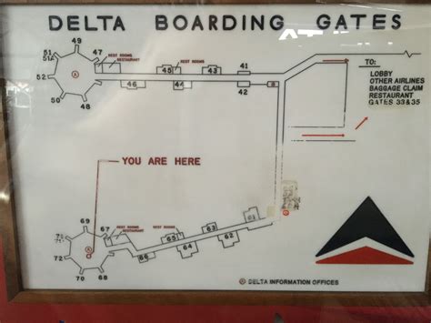 Domestic Atlanta Airport Map Delta Flying On American And Delta