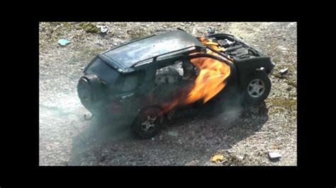 Lithium Ion Battery Exploding In A Model Car Youtube