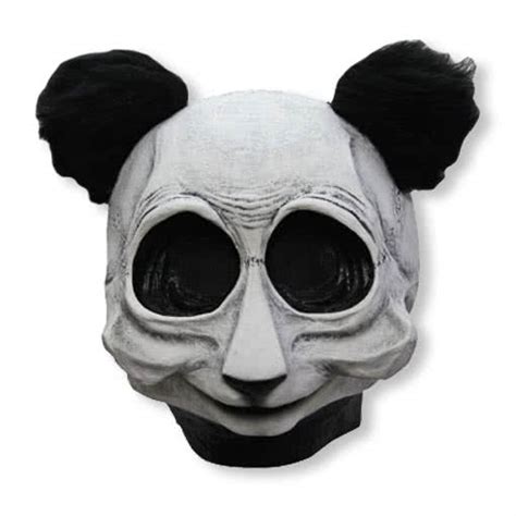 Panda Mask Animal Mask Panda Bear Mask Plush Bear Mask Horror