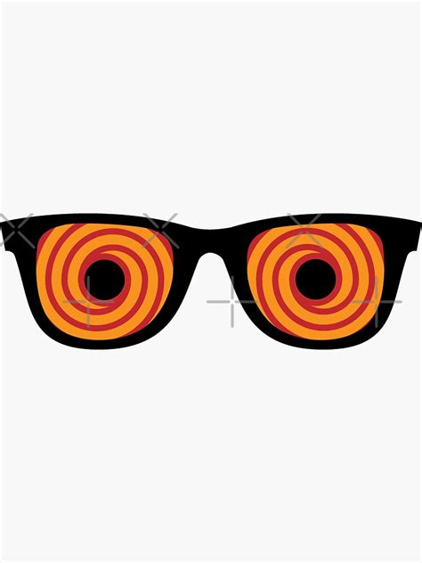 Hypnotic Glasses Sticker For Sale By Tldeutsch Redbubble