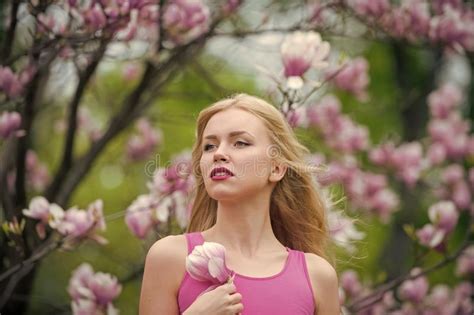 Beauty Youth And Freshness In Spring Easter Stock Photo Image Of