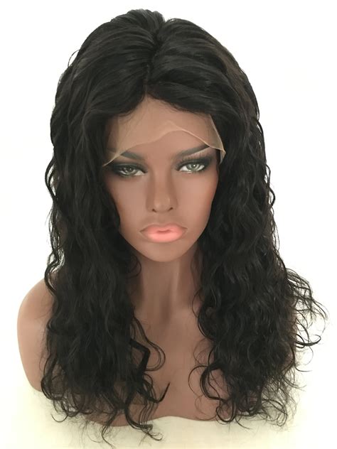 200 density full lace human hair wigs for black women brazilian virgin hair lace front human