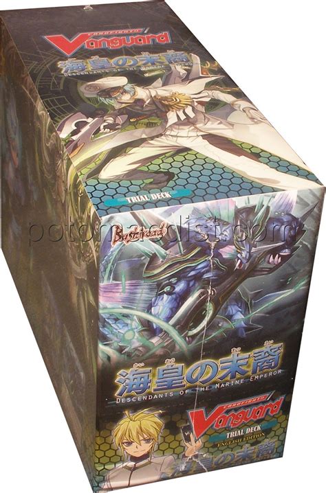 The reason is that the traits and champions are a bit of a. Cardfight Vanguard: Desc./Mar. Emp. Trial Deck Box ...
