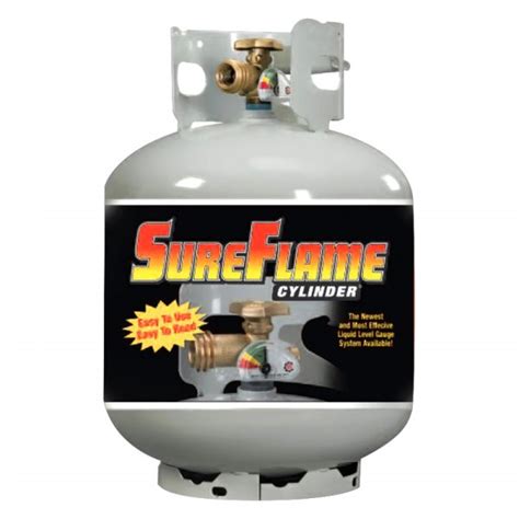 Manchester Tank Sureflame Lbs L Steel Vertical White Dot Lp Gas Tank With Gauge
