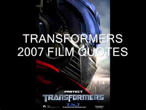 Transformers Movie Quotes Youtube