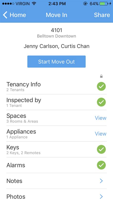 mobile app - report checklist - The Easiest Property Management Software for Landlords