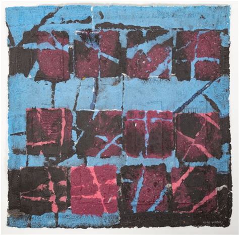 Gladys Hack Goldstein Abstract In Blue And Red Mutualart