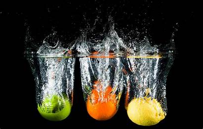 Citrus Water Sprays Drinks Wallpapers Desktop Fresh