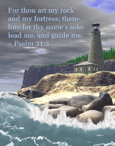 Inspirational Quote With Lighthouse Love This One Bible Psalms