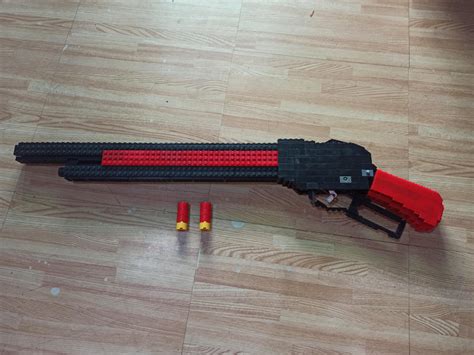 Lego M1887 Shotgun Working Lever And Shell Ejection Rcriticalopsgame