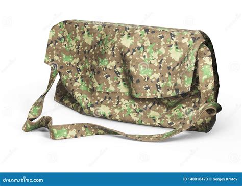 El Bolso Moderno De Moda Se Hace Del Material Del Camuflaje Del Moda