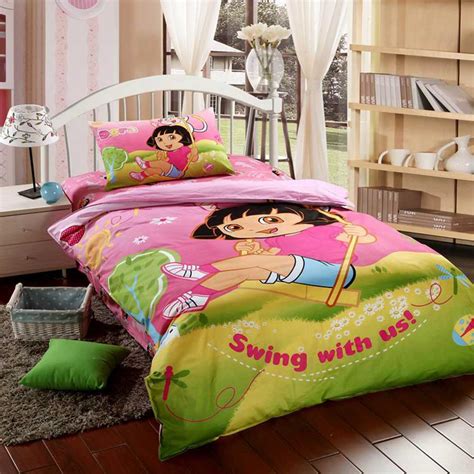 Dora toddler bedding set home furniture design bed girls sets kids. Dora Bedding Set Twin Size | EBeddingSets