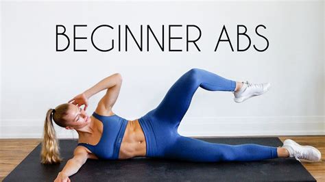 15 Min Beginner Ab Workout No Equipment Fit And Slim Videos