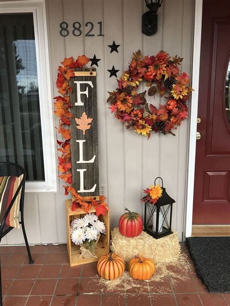 27 Amazing Fall Front Porch Decor Ideas Fall Decorations Porch Fall