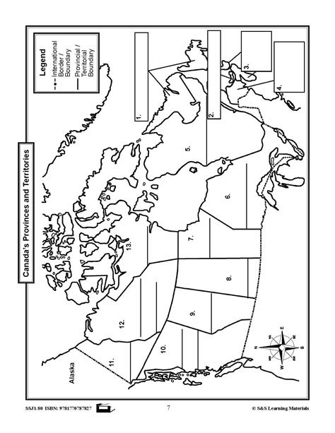Outline Maps Of Canada Grades 4 8 Anchor Academic Services