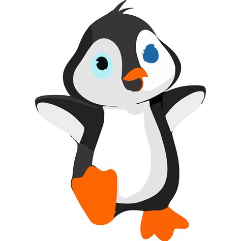 Penguin SVG Vector, Penguin Clip art - SVG Clipart