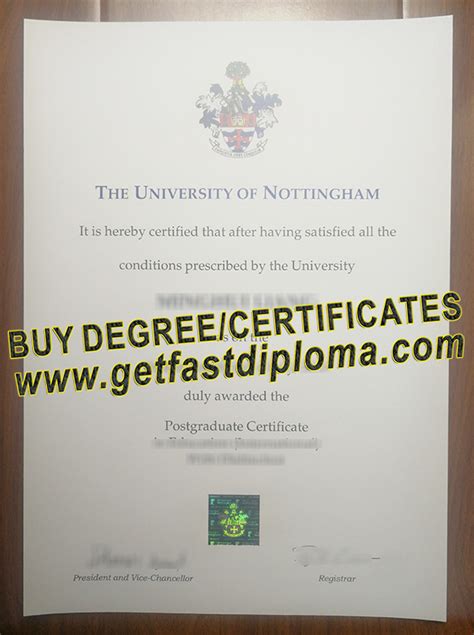 With The University Of Nottingham Postgraduate Certificate In Education