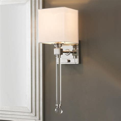 Chic Sophisticate Crystal Torch Sconce Wall Sconces Bedroom Wall Sconce Shade Bathroom