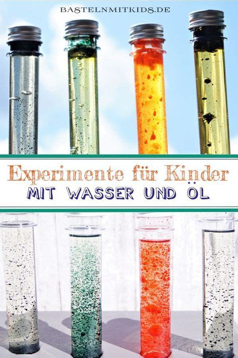 Experimente Für Kinder Mit Wasser Und Öl Experimente Mit Wasser