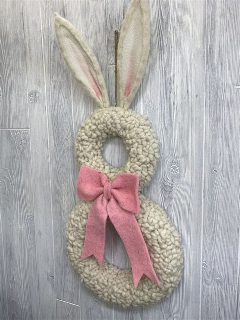 Wool Easter Bunny Wreath Base Keleas Florals