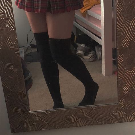 It S Not Fair That She Looks THIS Good In Thigh Highs And Short Skirt