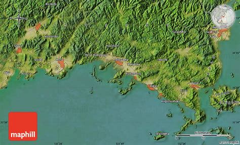 Satellite Map Of Iwakuni