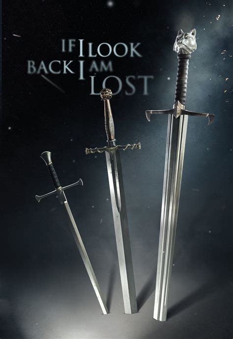 Three Swords Needle Jaimes Sword Forged From Ice And Longclaw By