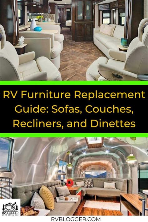 Rv Furniture Replacement Guide Sofas Couches Recliners And Dinettes