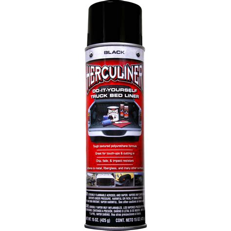 You can use diy or do it yourself kits to spray over your truck bed liner for professional results. Herculiner Truck Bed Liner Advanced Polyurethane Protective Coating Black 15 oz | eBay