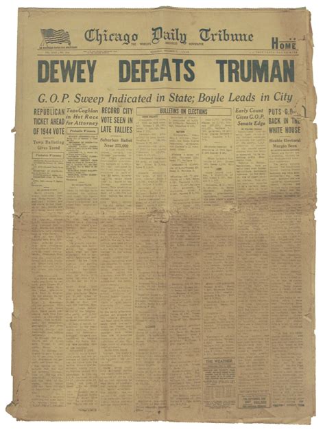 Sell Your Dewey Defeats Truman Newspaper at Nate D. Sanders Auctions