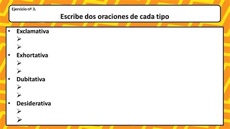 Vamos A Trabajar Los Tipos De Oraciones Imagenes 9 Orientación