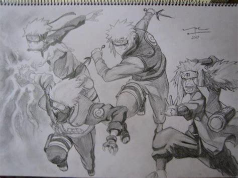 Heros Of The Konoha Naruto Drawings Humanoid Sketch Anime