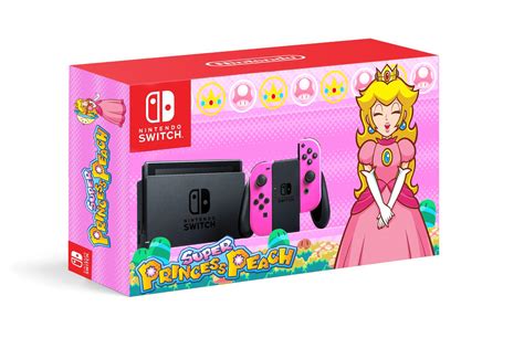 Princess Peach Minimalist Nintendo Switch Oled Skin