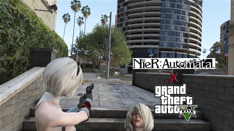 Grand Theft Auto V X NieR Automata PC Gameplay FHD YouTube