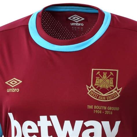 Thailand trikot west ham united edición conmemorativa 100th rote. West Ham Trikot / Umbro West Ham Away Team Jersey Fußball ...