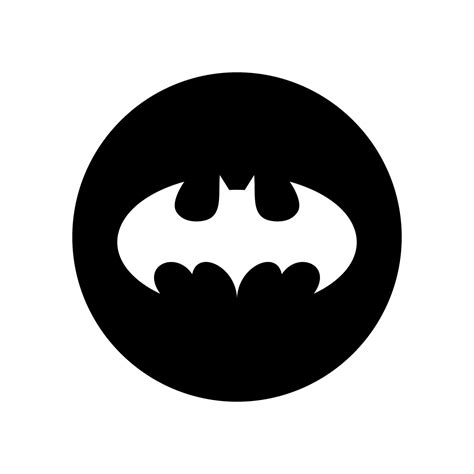 Black Batman Logo Vector Black Batman Icon Free Vector 19136356 Vector