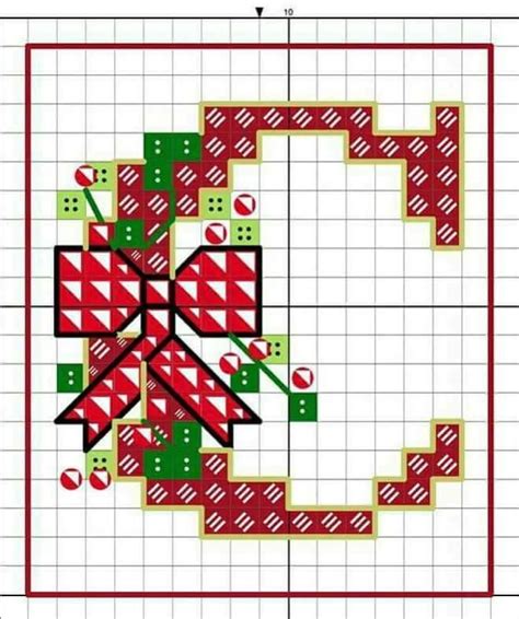 christmas alphabet cross stitch patterns toys christmas alphabet with santa claus 1 free