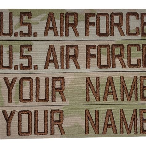 Air Force Name Tape Etsy