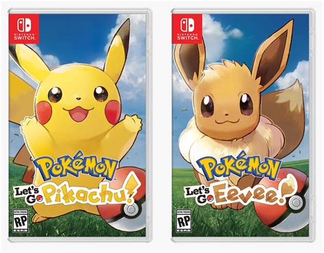 First Look At Pokemon Let’s Go Pikachu Eevee Boxart Poke Ball Plus Packaging Nintendosoup