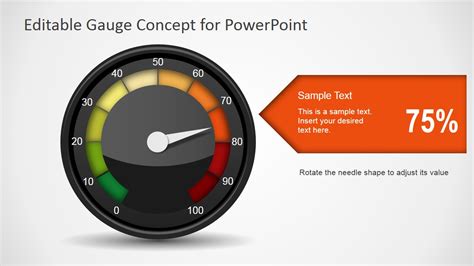 Powerpoint Gauge Template Free