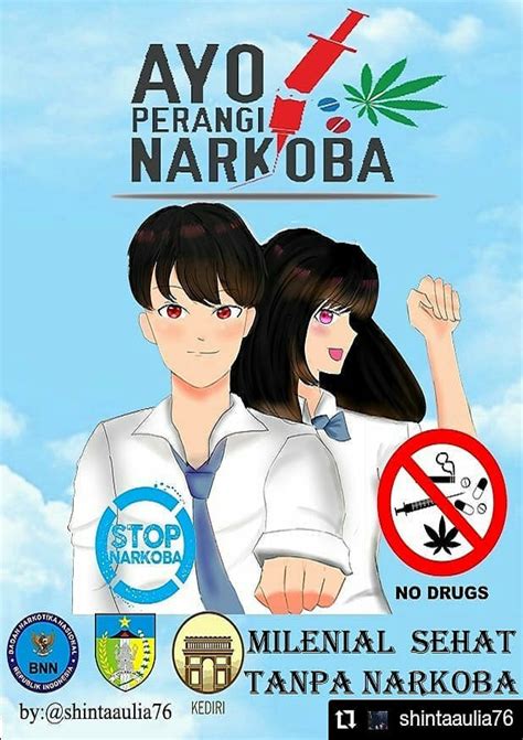 Download now 25 contoh poster narkoba dan slogan narkoba kreatif. Ayo Perangi Narkoba, Milenial Sehat Tanpa Narkoba - Poster ...