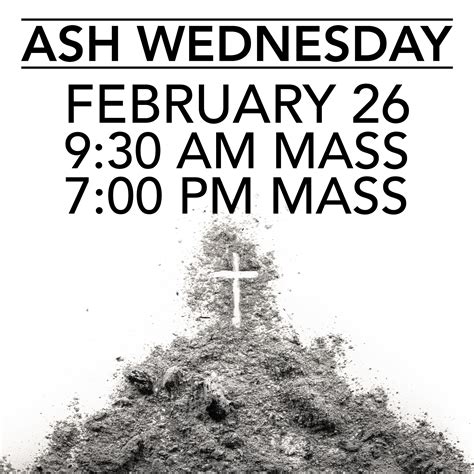 Ash Wednesday — Sjb