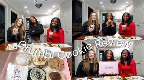 Crumbl Cookie Review Trying Crumbl Cookies With My Best Friends Youtube