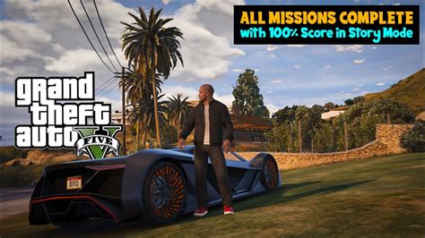 List Of All Gta 5 Missions Complete File With 100 Score Youtube