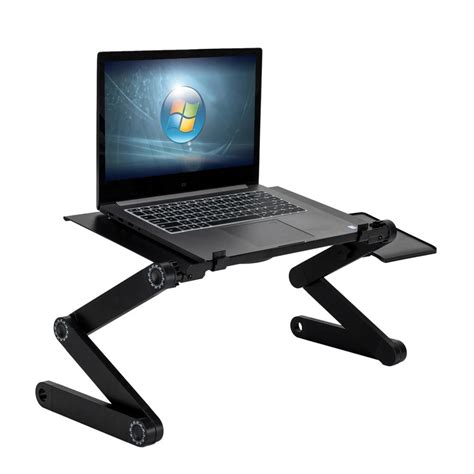 Foldable 360°adjustable Vented Laptop Notebook Desk Table Stand Bed