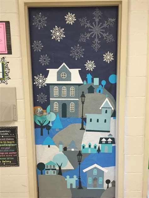 Pin On Winter Door Decorations Classroom